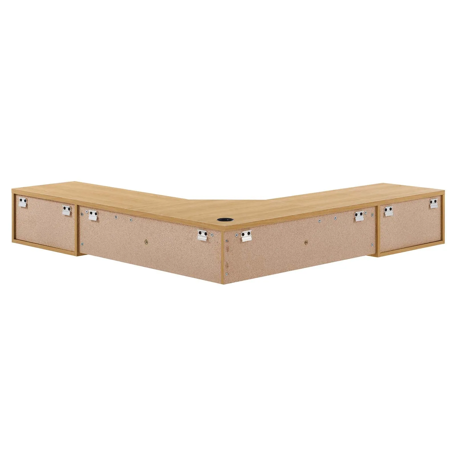 RENDER WALL MOUNT CORNER OFFICE DESK