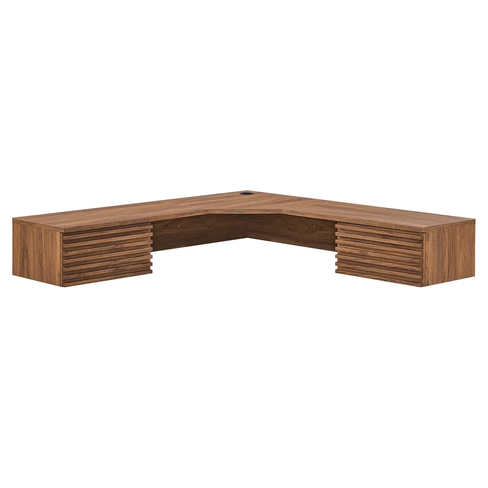 RENDER WALL MOUNT CORNER OFFICE DESK