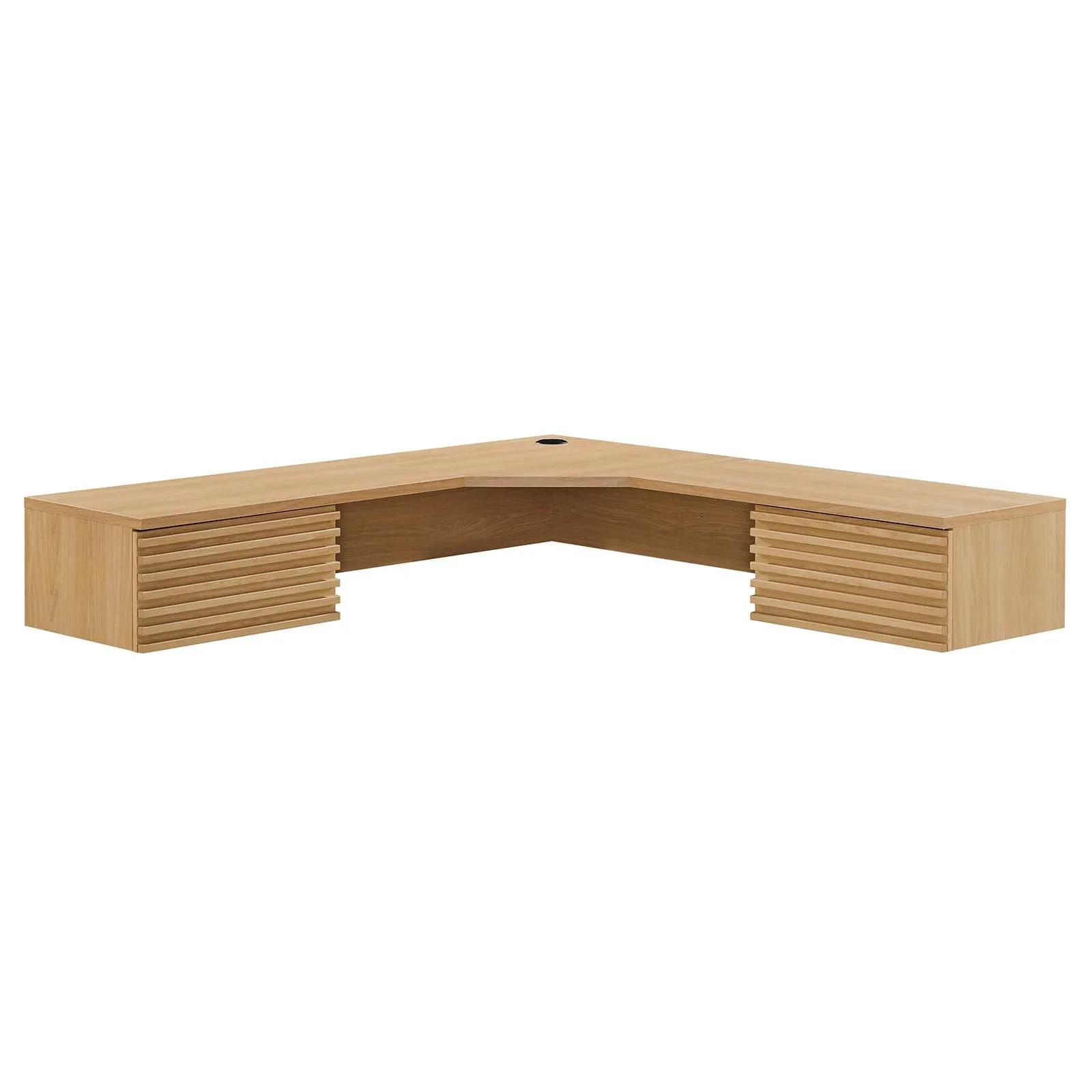 RENDER WALL MOUNT CORNER OFFICE DESK