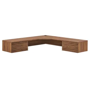 RENDER WALL MOUNT CORNER OFFICE DESK