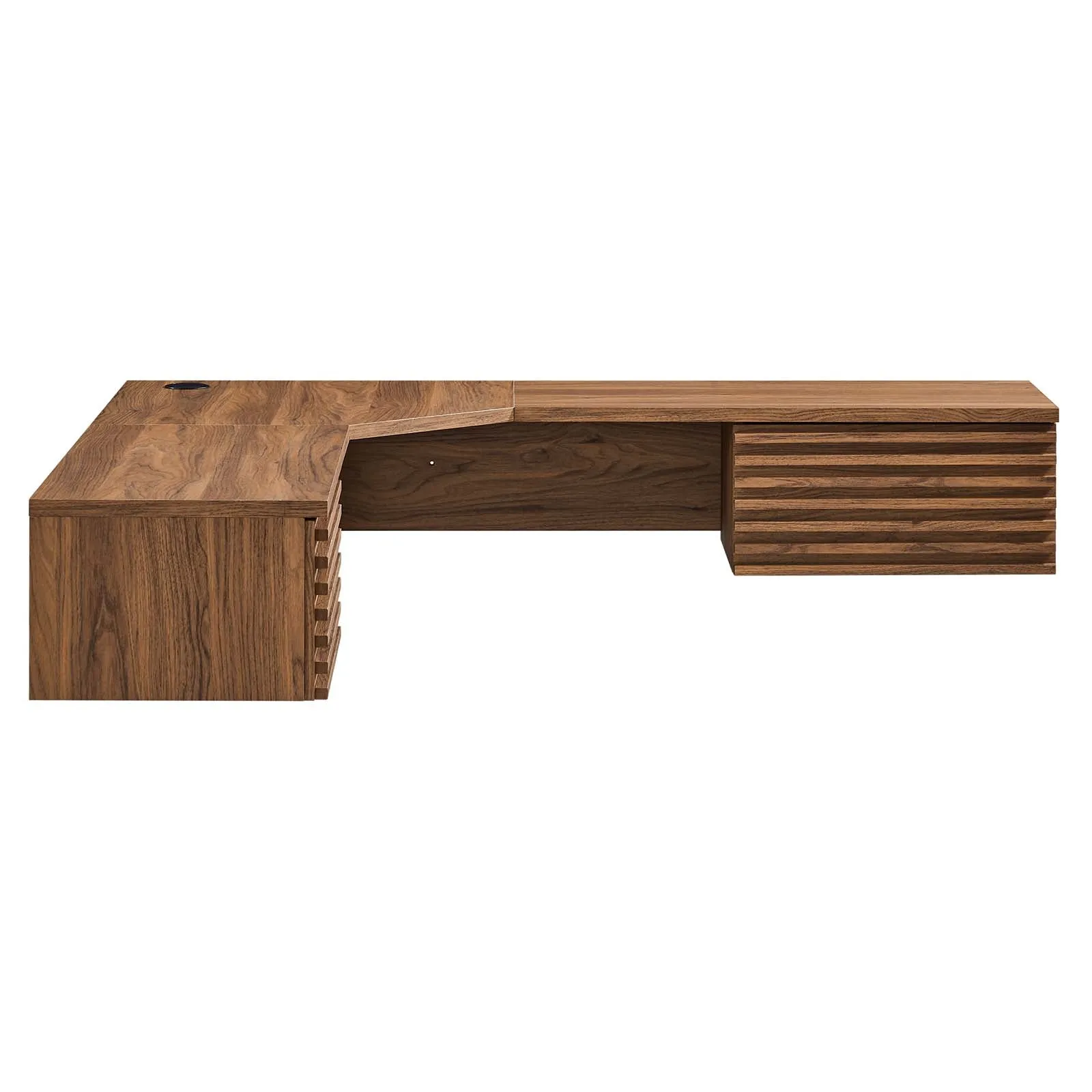 RENDER WALL MOUNT CORNER OFFICE DESK