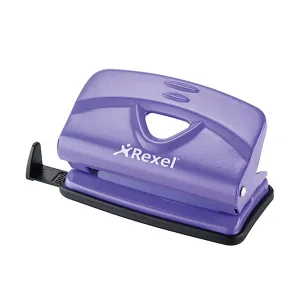 Rexel V210 2 Hole Metal 10 Sheet Punch Purple