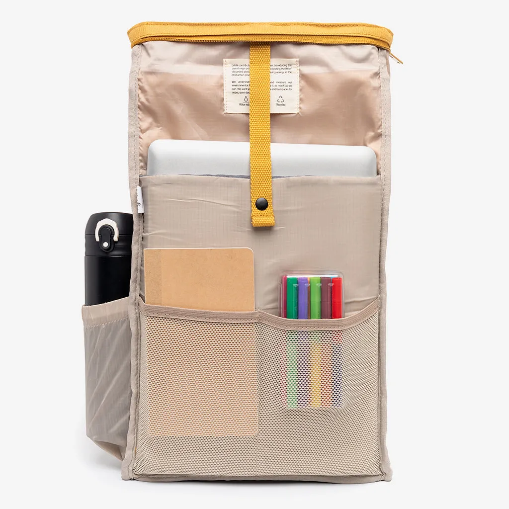 Roll Mini Backpack Mustard