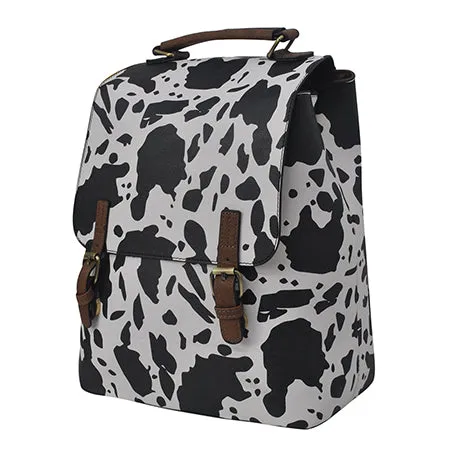 !SALE! Black Cow Faux Leather NGIL Utility Backpack