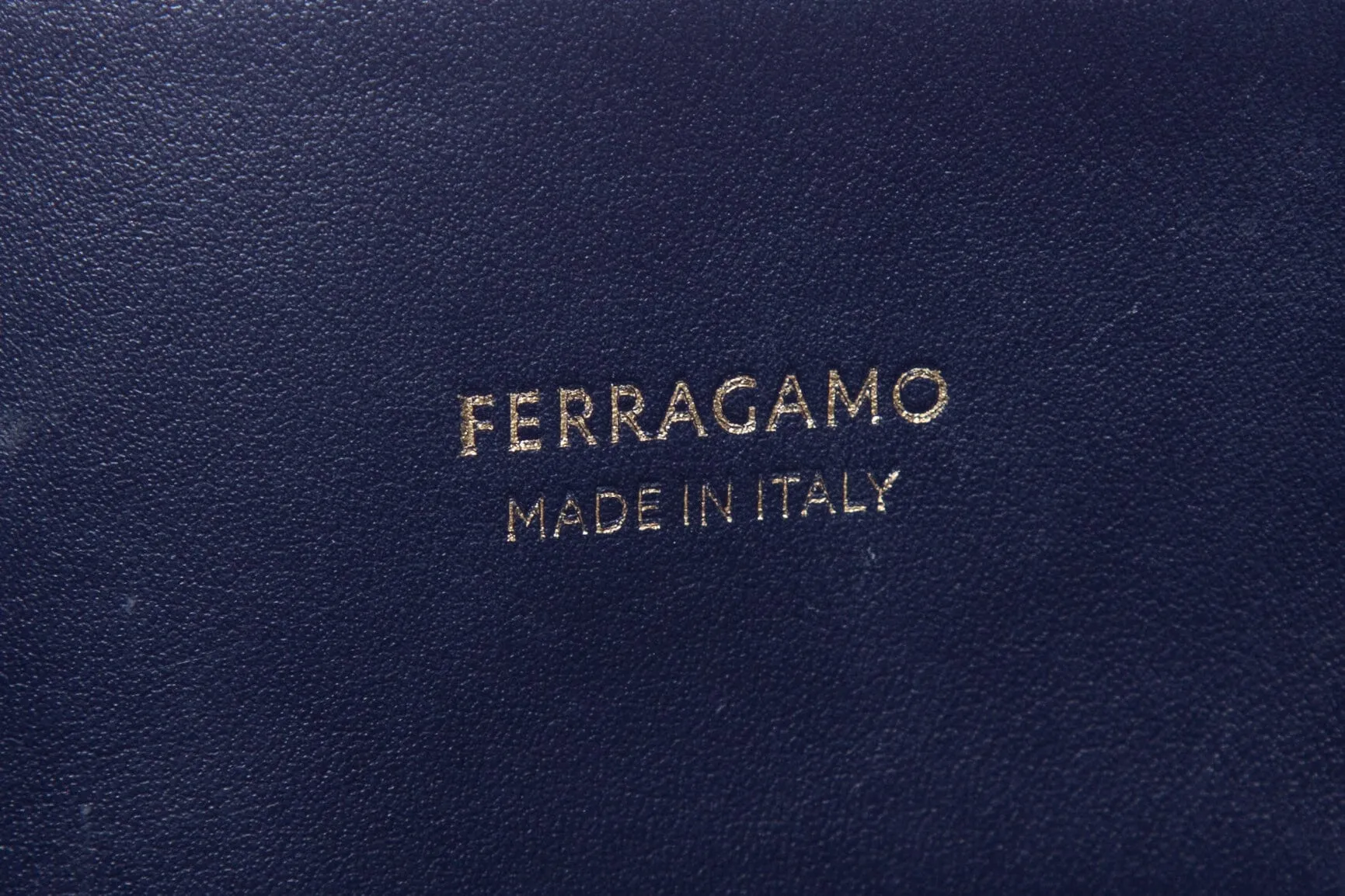 Salvatore Ferragamo Denim Logo Tote