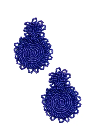 SASHA EARRINGS in Indigo