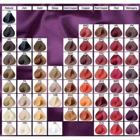 Satin hair color 6CV Dark Copper Violet Brown 3 oz *