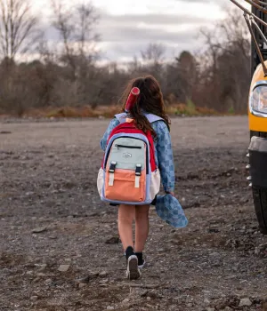 School Bag - Pale Beige