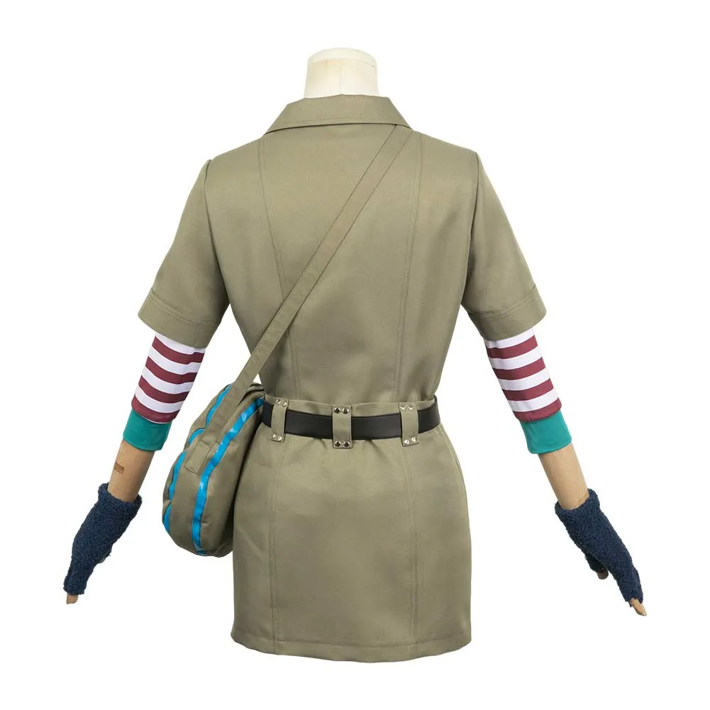 Scott Pilgrim Takes Off Ramona Flowers Work Dress Set Cosplay Costume Outfits Halloween Carnival Suit