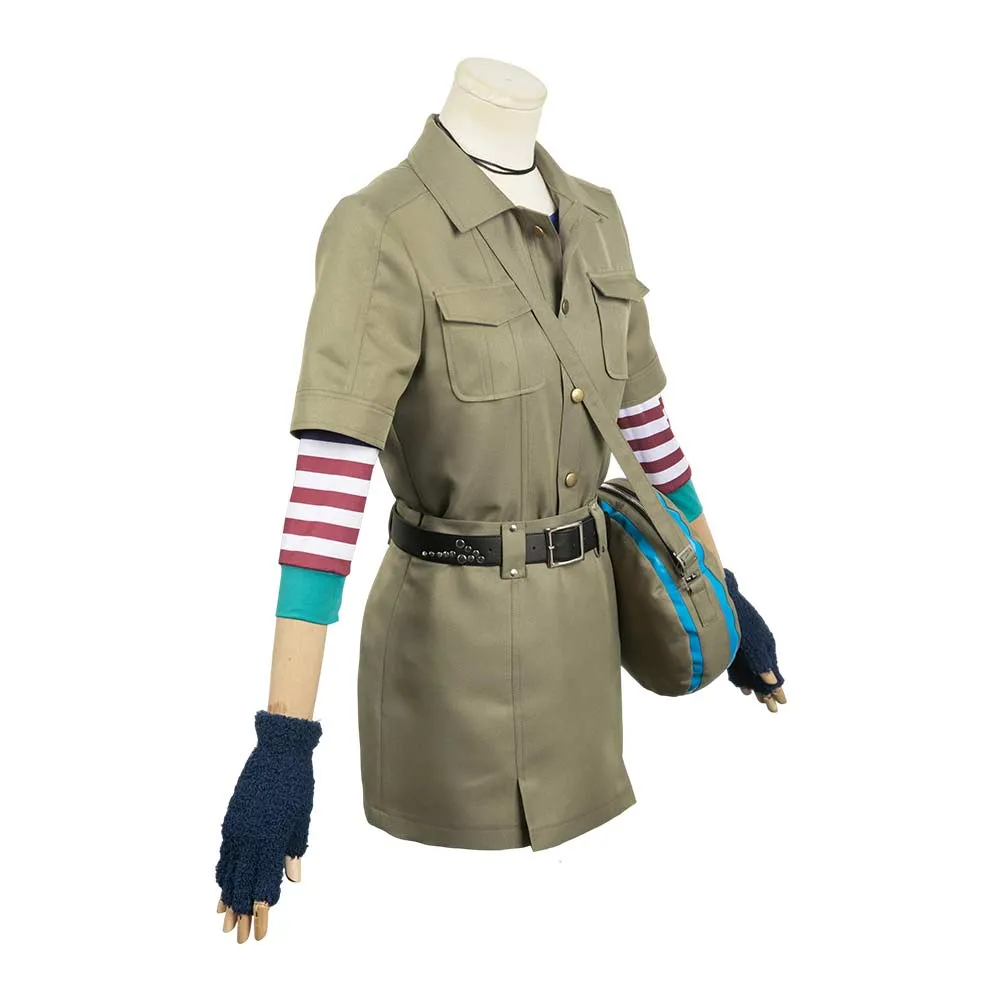 Scott Pilgrim Takes Off Ramona Flowers Work Dress Set Cosplay Costume Outfits Halloween Carnival Suit