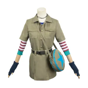 Scott Pilgrim Takes Off Ramona Flowers Work Dress Set Cosplay Costume Outfits Halloween Carnival Suit
