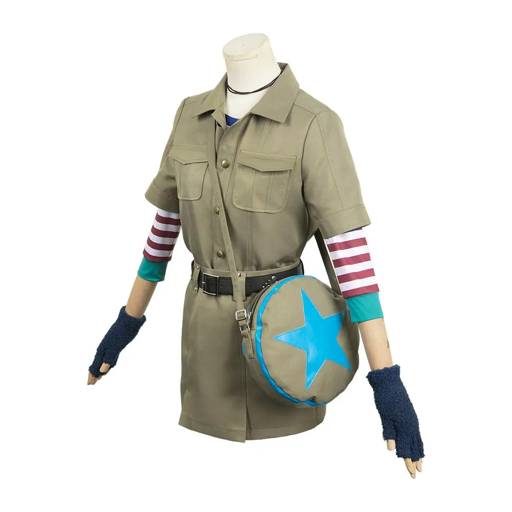 Scott Pilgrim Takes Off Ramona Flowers Work Dress Set Cosplay Costume Outfits Halloween Carnival Suit