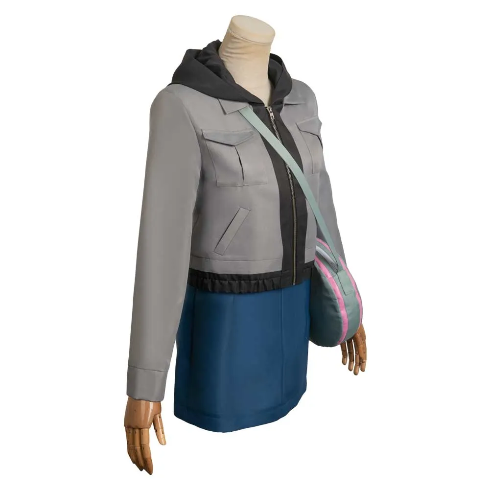 Scott Pilgrim Takes Off TV Ramona Flowers Blue Suit Cosplay Costume Outfits Halloween Carnival Suit