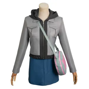 Scott Pilgrim Takes Off TV Ramona Flowers Blue Suit Cosplay Costume Outfits Halloween Carnival Suit