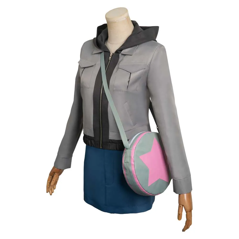 Scott Pilgrim Takes Off TV Ramona Flowers Blue Suit Cosplay Costume Outfits Halloween Carnival Suit