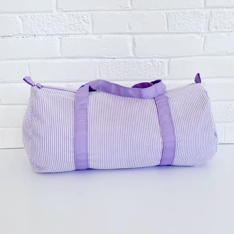 Seersucker Duffle Bag - 5 Colors