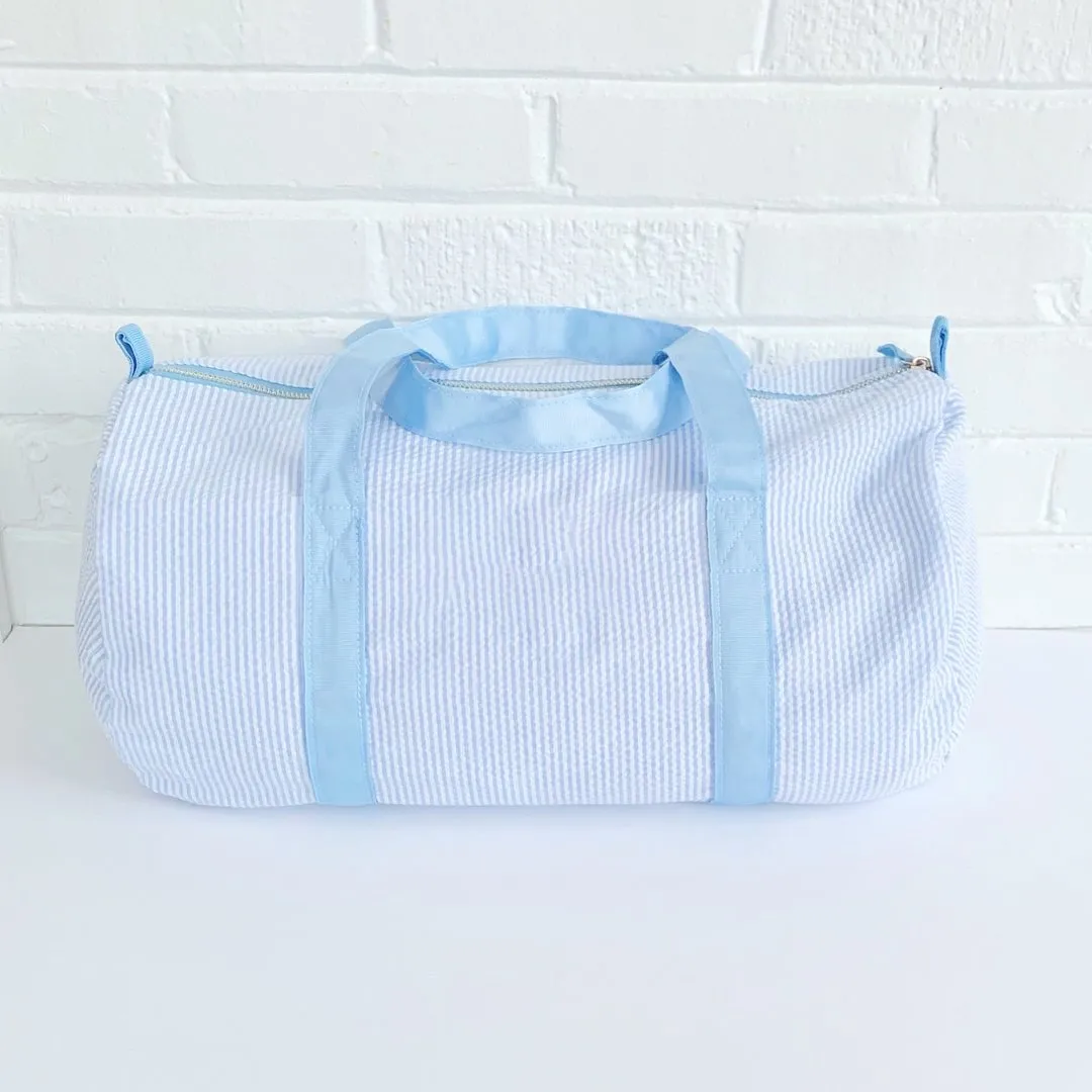 Seersucker Duffle Bag - 5 Colors