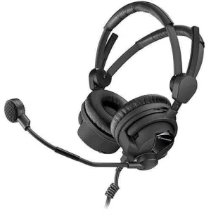Sennheiser HMD 26-II-100 Broadcast Headset with 100 Ohm, Dynamic Microphone (Cable Sold Separately)