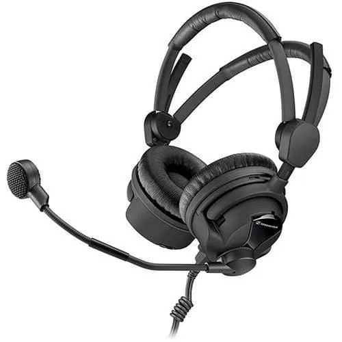 Sennheiser HMD 26-II-100 Broadcast Headset with 100 Ohm, Dynamic Microphone (Cable Sold Separately)