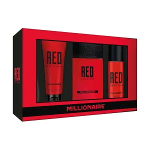 Set Millionaire Red 95ml   Deo150ml   After Shave 100ml
