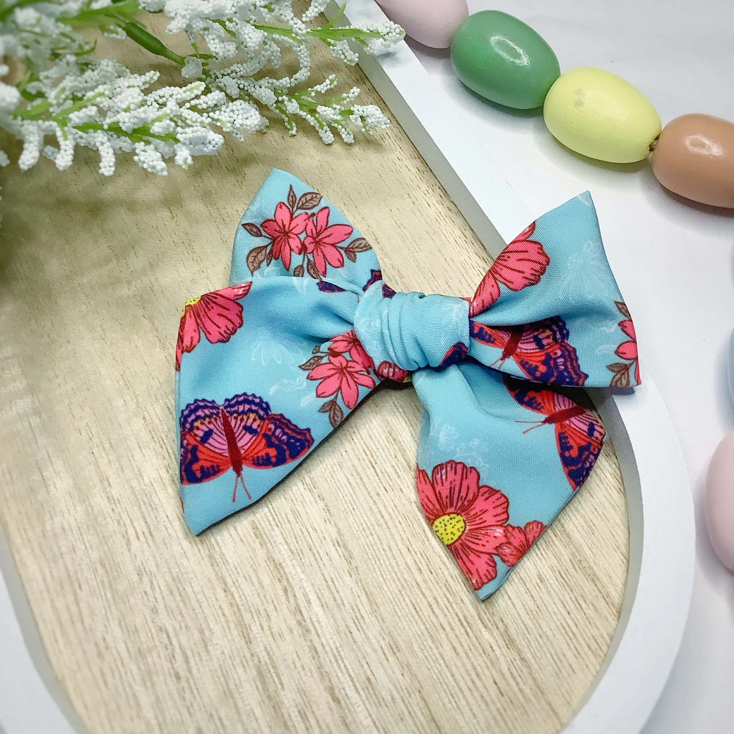 Shabby Chic Butterfly Bow Strip and Scrunchie Collection