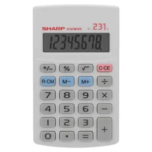 Sharp Basic 8 Digit Calculator EL231LB