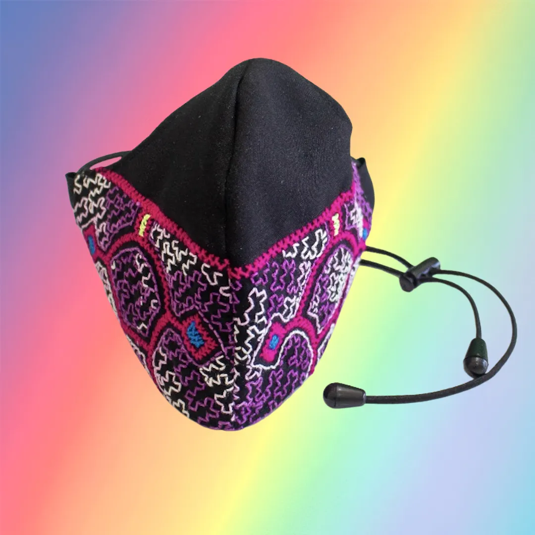 Shipibo Sacred Kene Face Mask