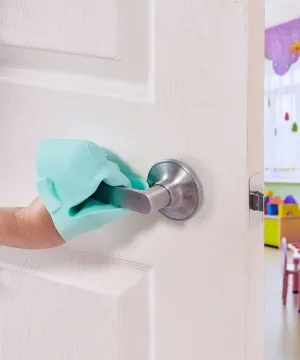 Silicon Finger Grip with Keychain