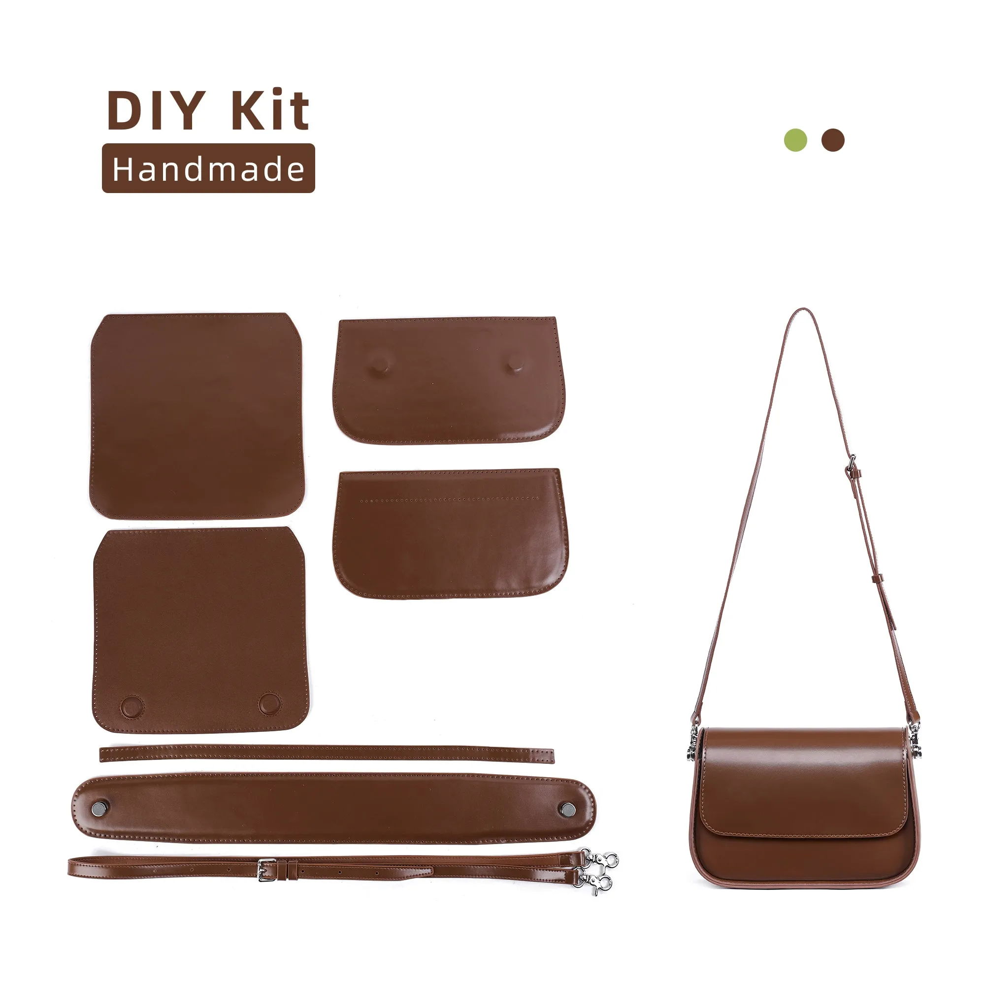Simple Saddle Leather Bag Kit