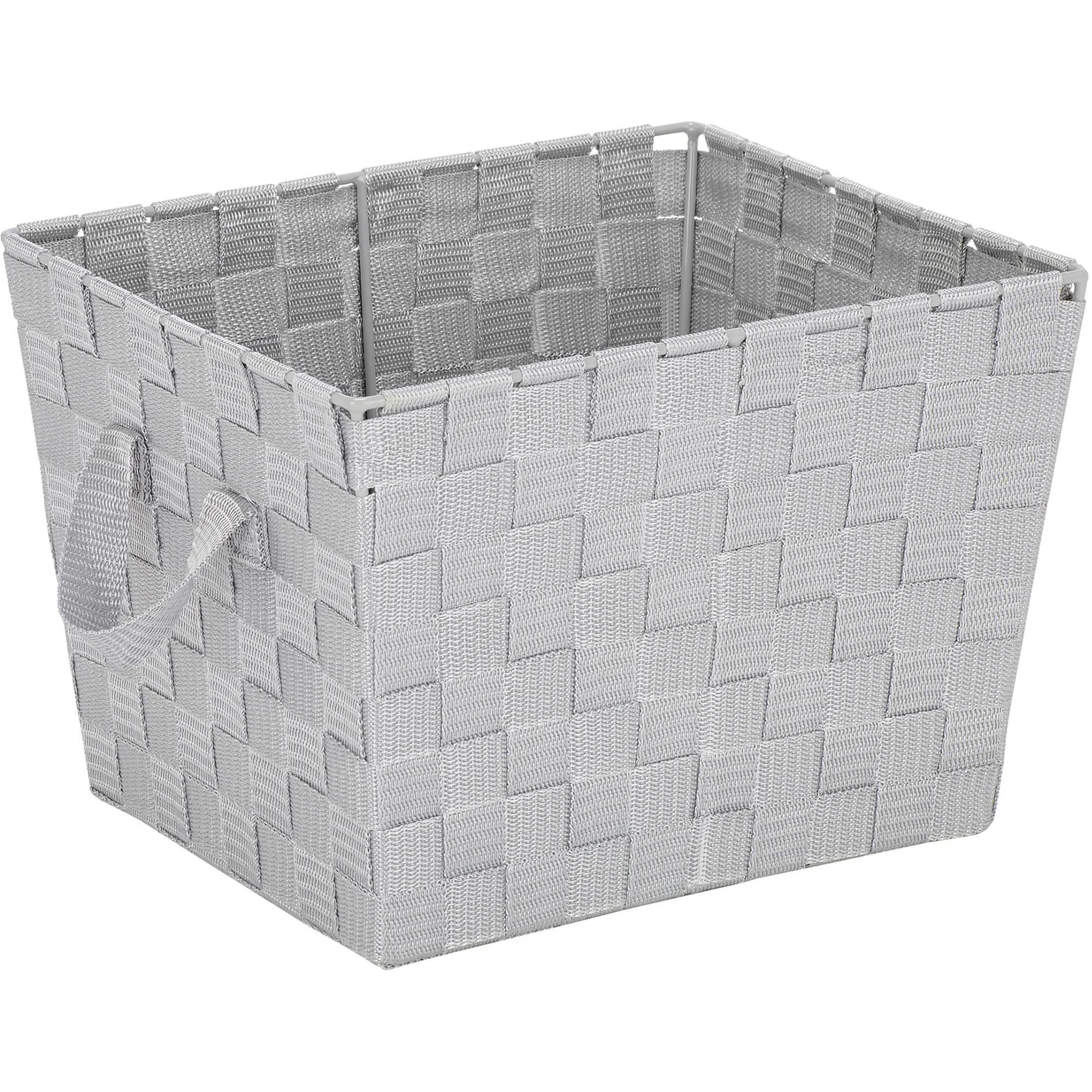 Simplify Large Woven Strap Tote, Heather Grey