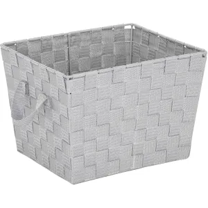 Simplify Large Woven Strap Tote, Heather Grey