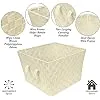 Simplify Large Woven Strap Tote, Ivory