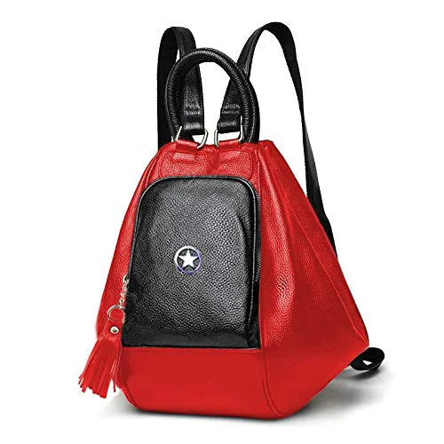 Smart Girl's Shoulder Bag (Black / Red)