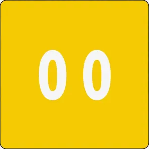 Smead DCC Color-Coded Numeric Labels