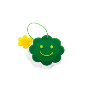 Smile Flower Mini Portable Notepad Green