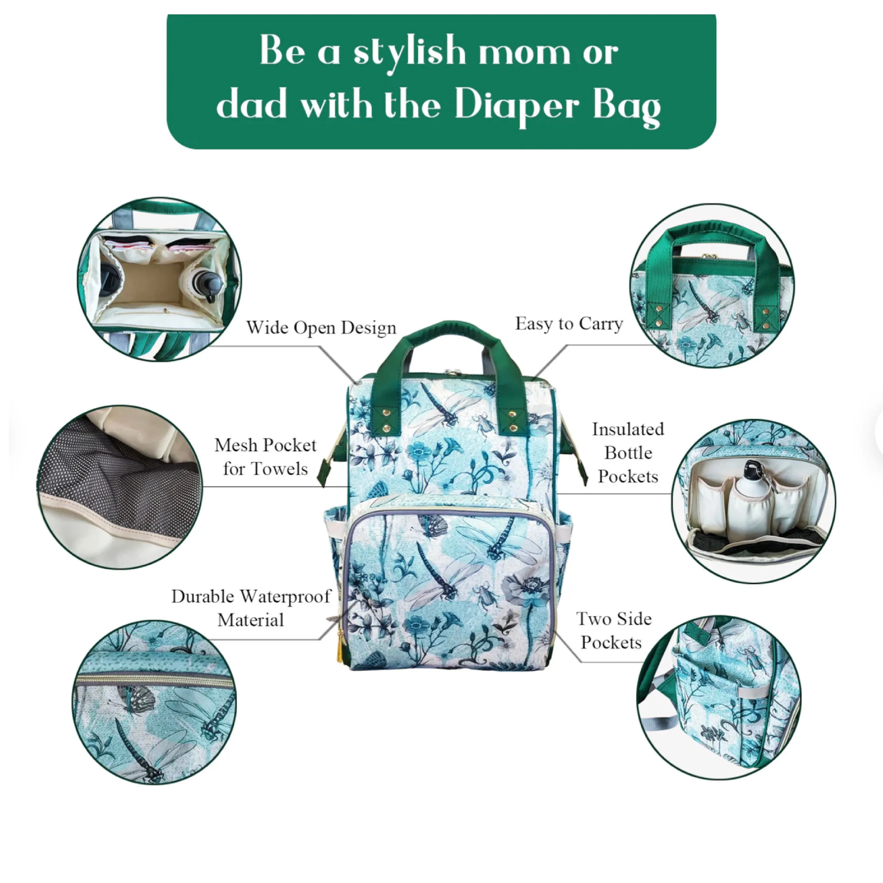 Spider Webb Occult Backpack Goth Baby Stuff Goth Baby Bag Creepy Cute Pastel Witchy Nappy Bag Spooky Emo Diaper Bag Witchy Mom Baby Gear