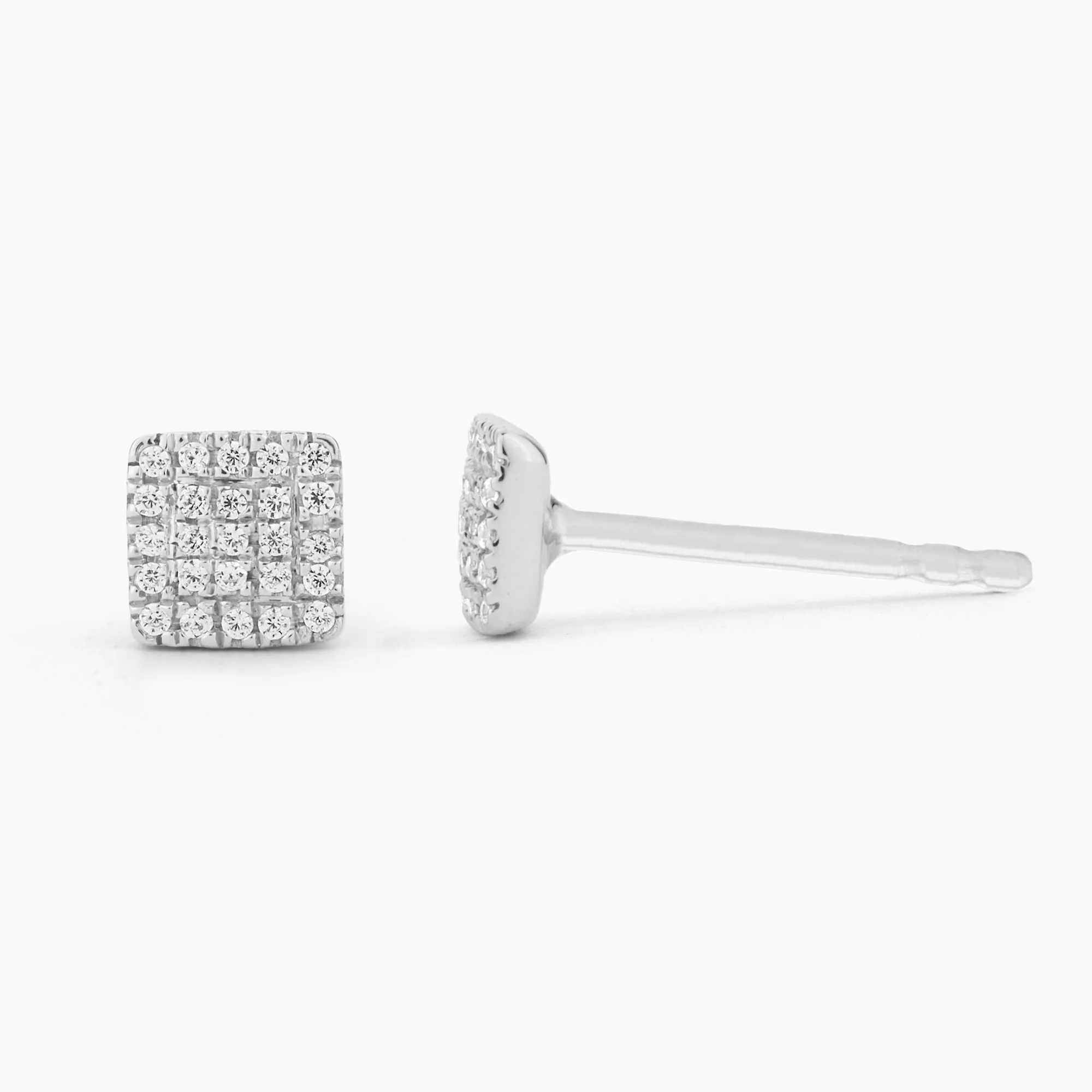 Square Fashion Stud Earrings