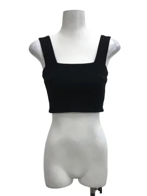 Square-Neck Jersey Crop Top OSN