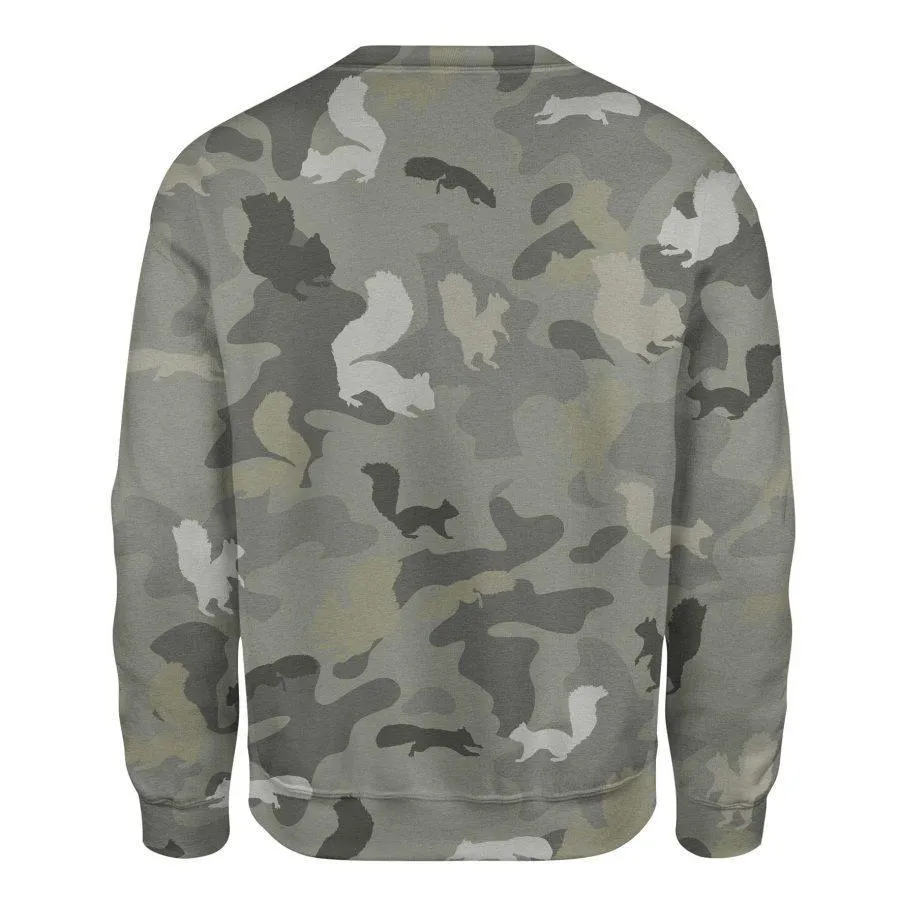 Squirrel - Camo - Premium Sweatshirt