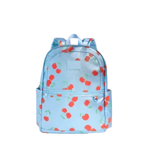 State Bags Kane Double Pocket Large Backpack - Blue Cherries