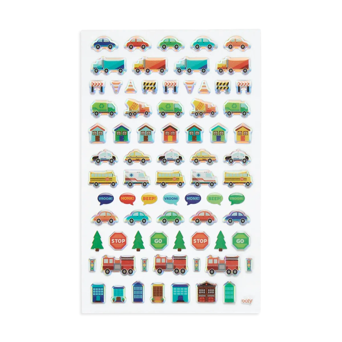 Stickiville Stickers - Workin' Wheels (Holographic)