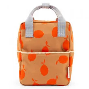 Sticky Lemon backpack large | farmhouse | checkerboard | blooming purple  soil green