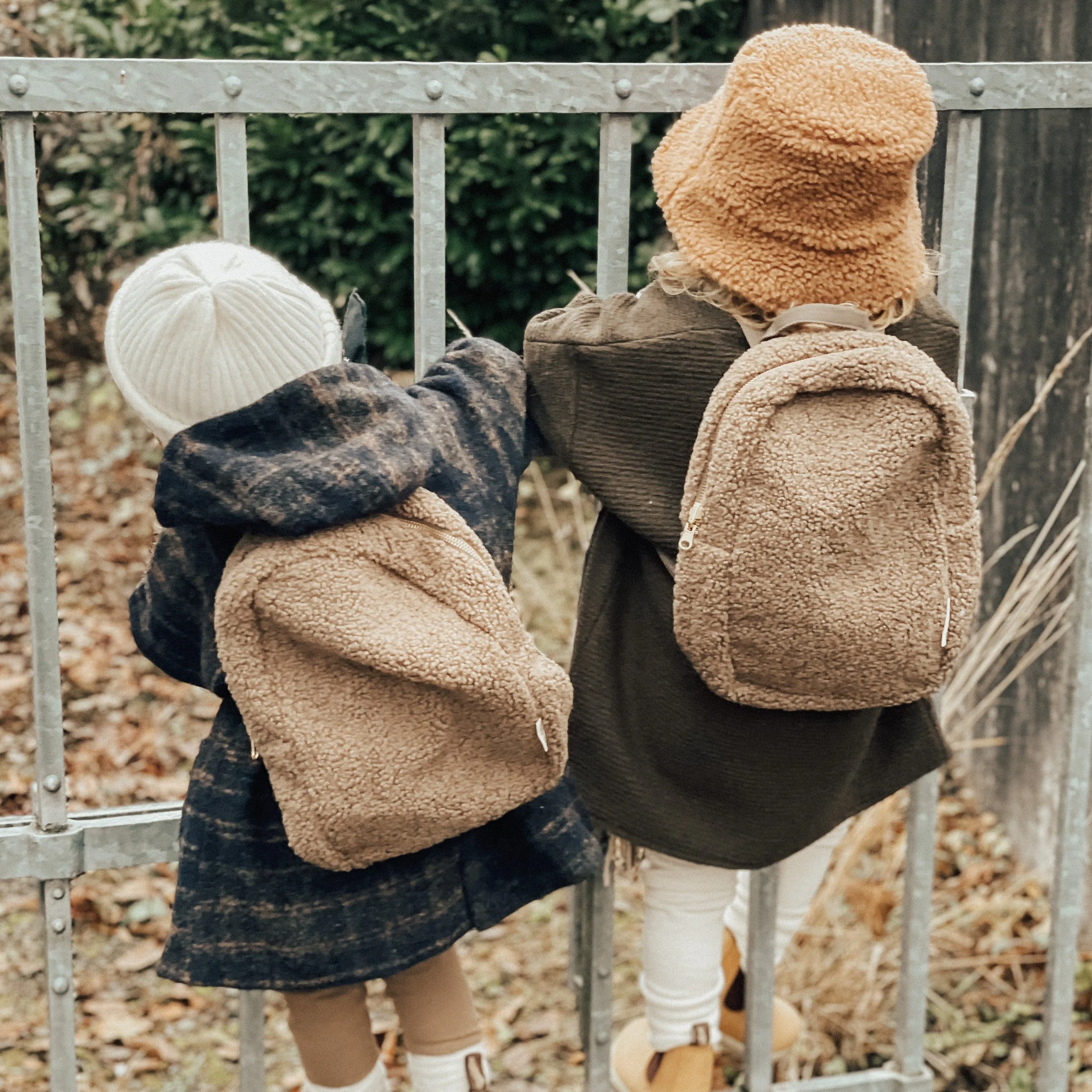 Studio Noos Teddy Backpack Rucksack (Brown Teddy)