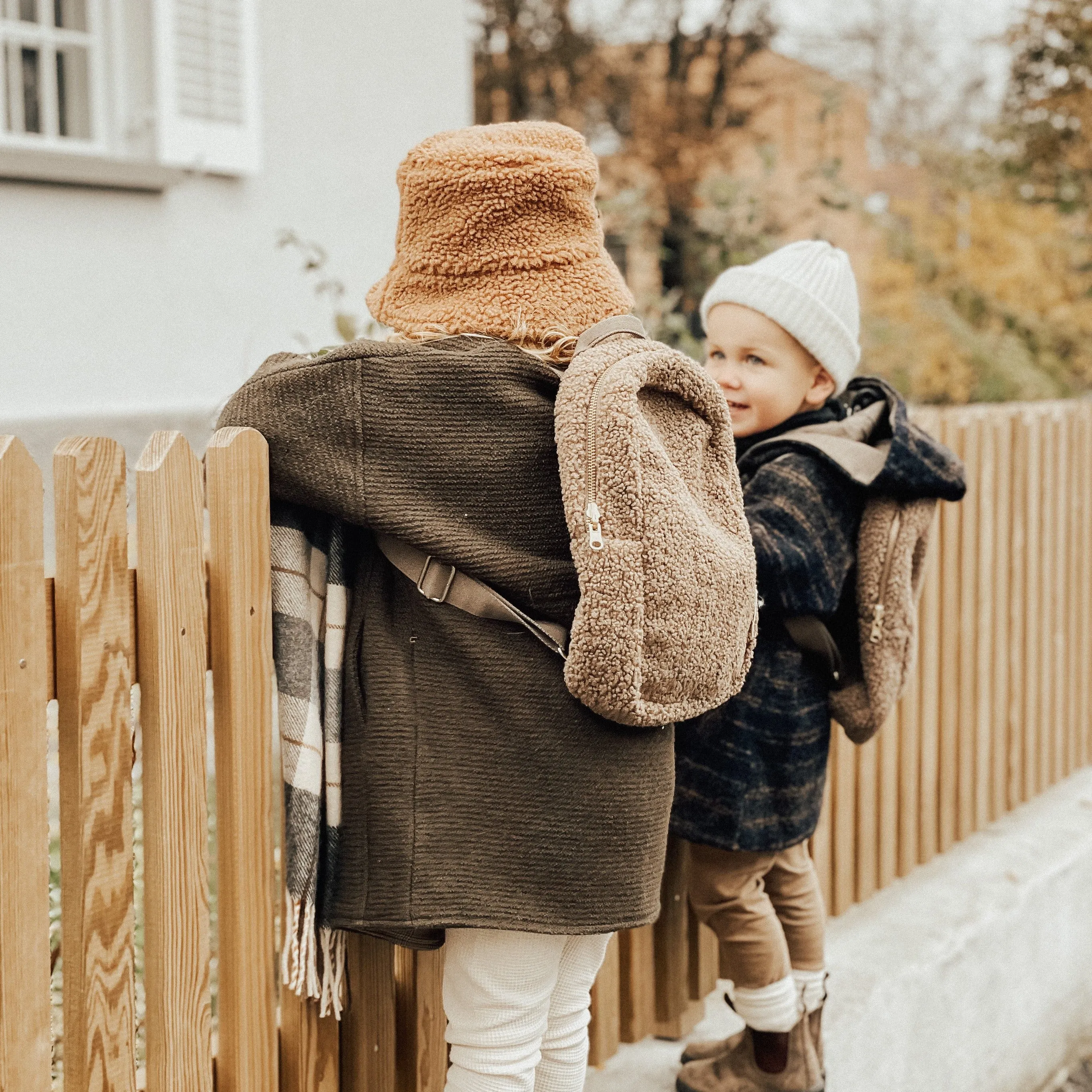 Studio Noos Teddy Backpack Rucksack (Brown Teddy)