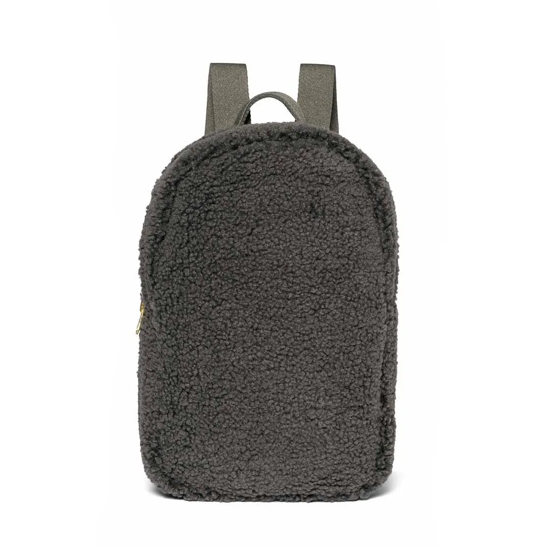 Studio Noos Teddy Backpack Rucksack (Dark Grey Teddy)