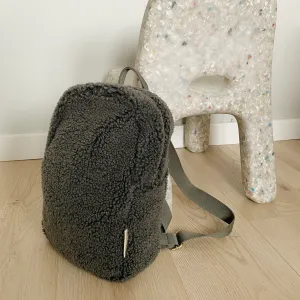 Studio Noos Teddy Backpack Rucksack (Dark Grey Teddy)