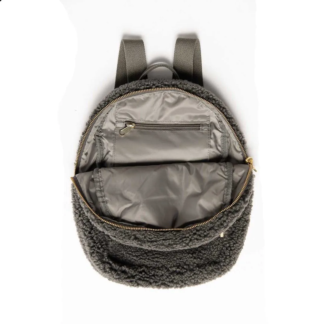 Studio Noos Teddy Backpack Rucksack (Dark Grey Teddy)