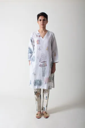 SUKETDHIR   I   Kurta   I   Golfer Print    I   WK507LI12