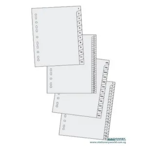 Suremark PP Index Divider SQ-7226 (A to Z)