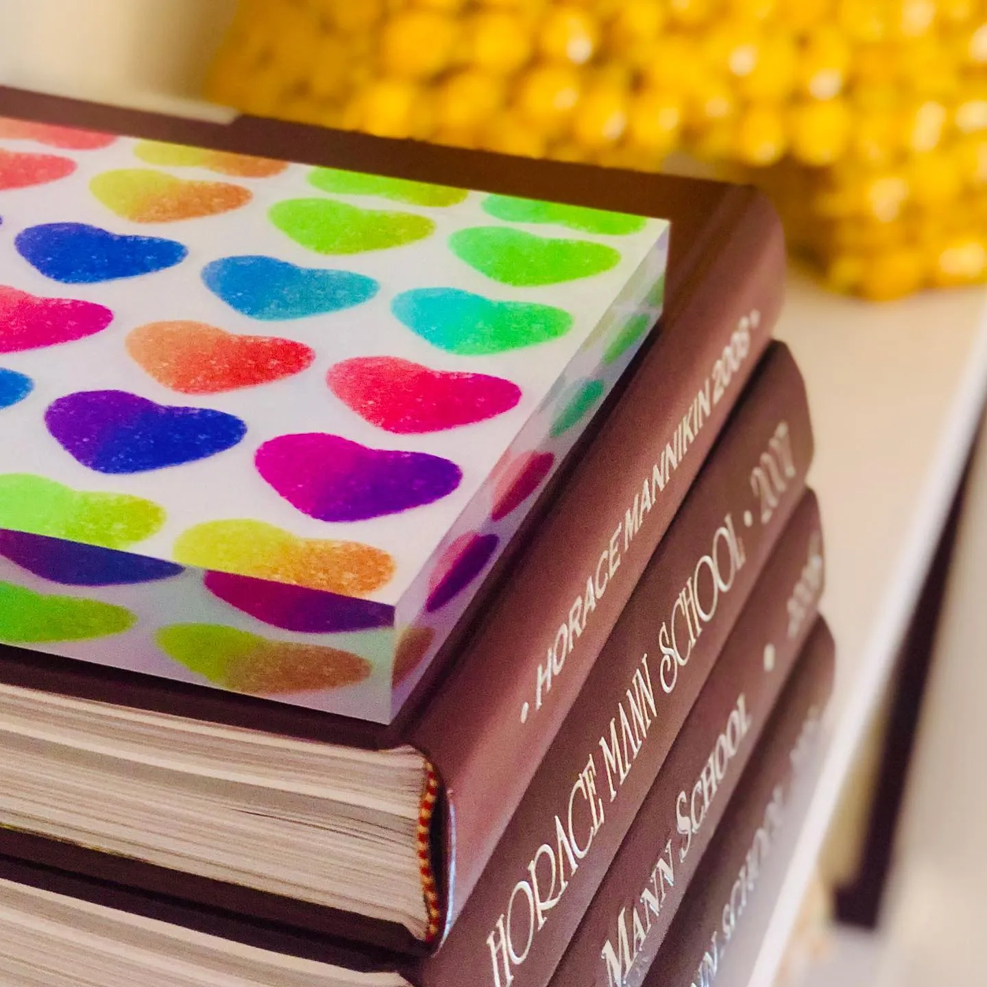 Sweet and Sour Acrylic Block/Bookend